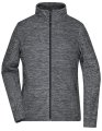Dames Fleece vest Daiber JN769 Grey melange-Anthracite